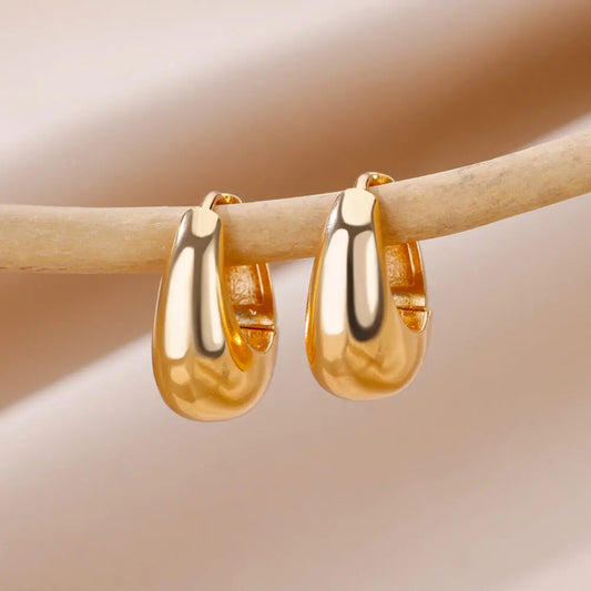Pendientes Gota Dorada